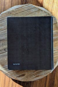 Back panel - 1982 Working with Wood - Stated First Edition Woodworking Textbook by Gilbert R. Hutchings