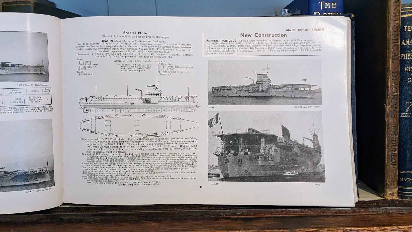 France Aircraft Carriers - 1942 Jane's Fighting Ships — Wartime UK Edition