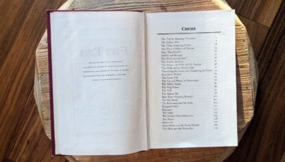 Grimms’ Fairy Tales features illustrations by Fritz Kredel - Copyright and Contents page