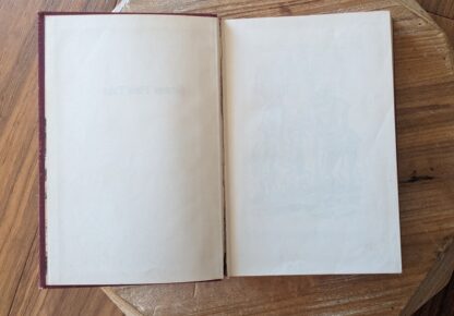 Grimms’ Fairy Tales features illustrations by Fritz Kredel - seam split between backside of pre-title page and prior to Title page