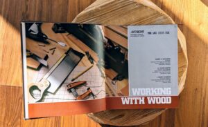 Title page - 1982 Working with Wood - Stated First Edition Woodworking Textbook by Gilbert R. Hutchings