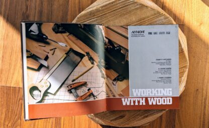 Title page - 1982 Working with Wood - Stated First Edition Woodworking Textbook by Gilbert R. Hutchings