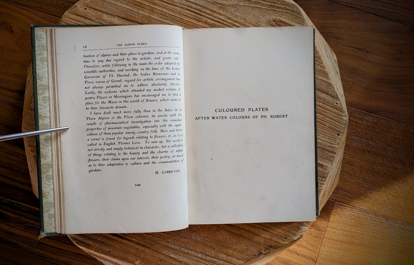 coloured plates - after water colours of PH. Robert - 1911 Alpine Flora by Correvon & Robert — 180 Colour Plates, Scarce Botanical Work