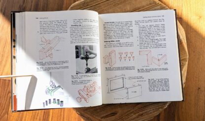 pages inside - 1982 Working with Wood - Stated First Edition Woodworking Textbook by Gilbert R. Hutchings