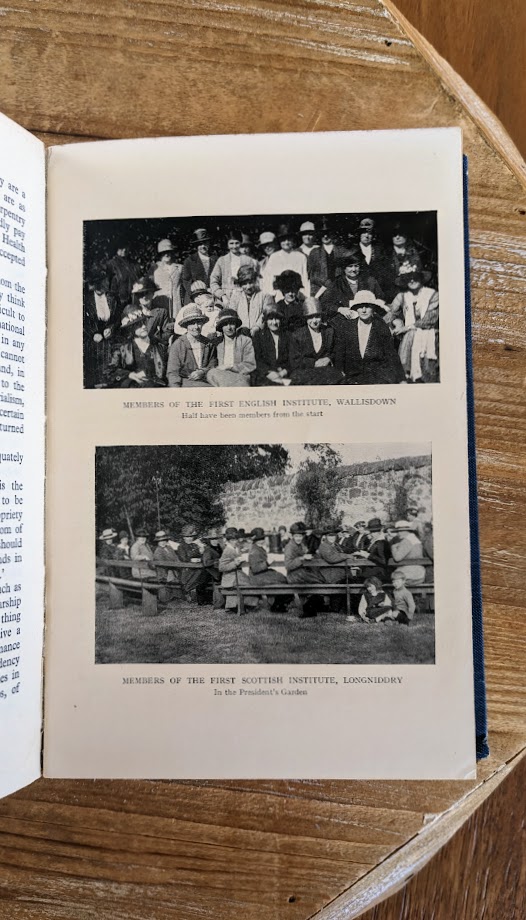 photographs inside - 1925 First Edition – The Story of the Women’s Institute Movement by J.W. Robertson