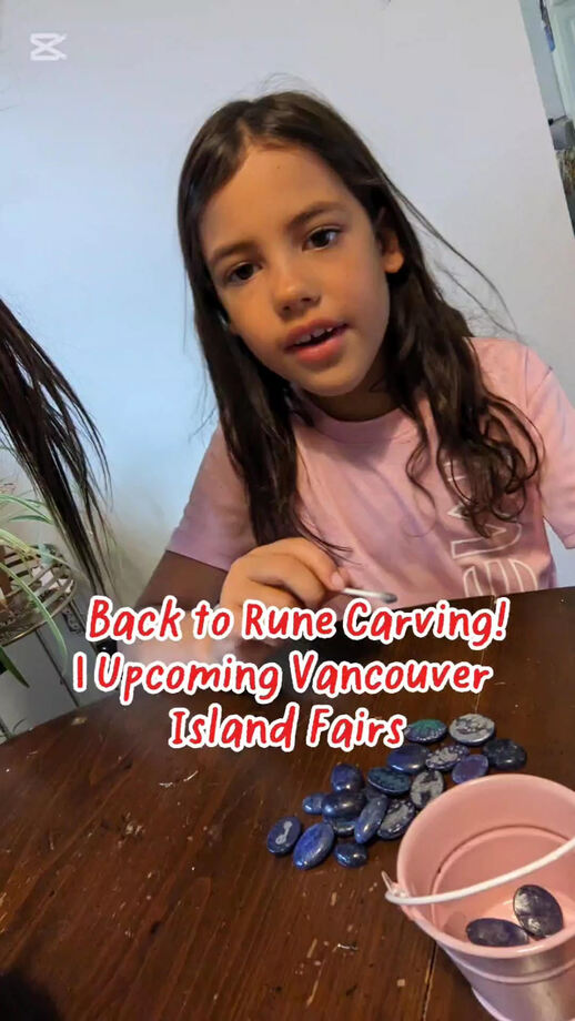 Back to Rune Carving and Upcoming Vancouver Island Fairs - Ash Tree Books