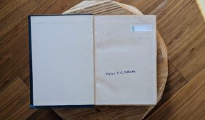 Front pastedown and endpaper - 1920 First Edition – The Story of France by Mary MacGregor - Illustrated