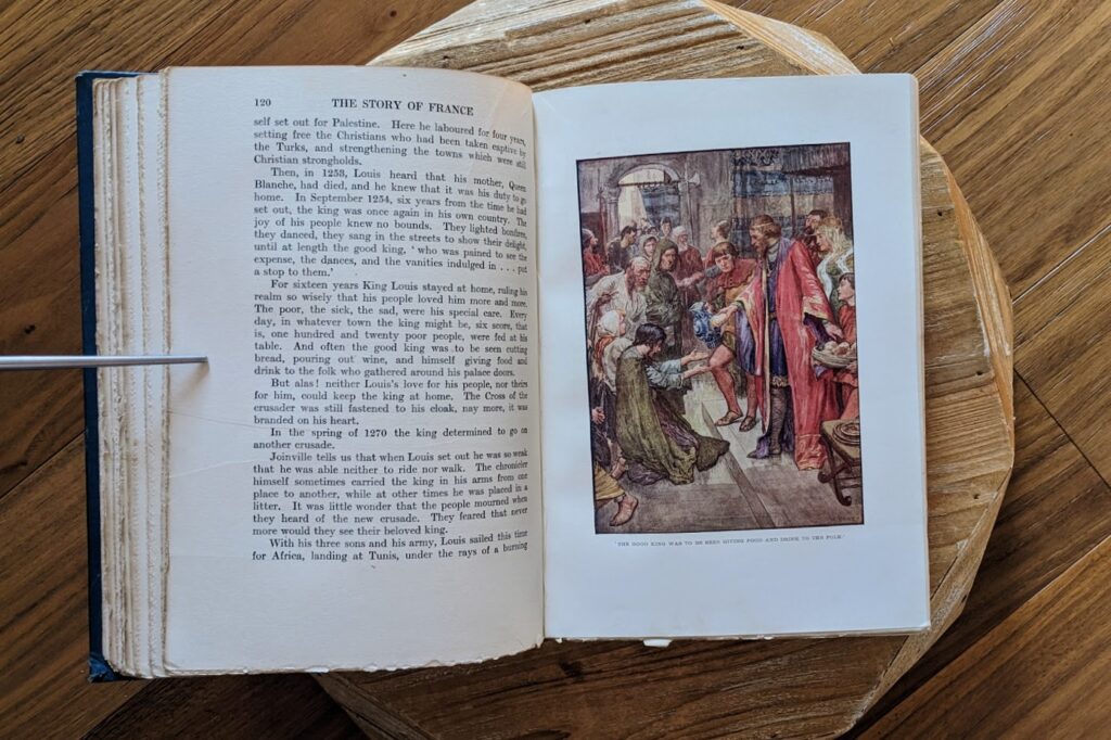 Pages inside - 1920 First Edition – The Story of France by Mary MacGregor