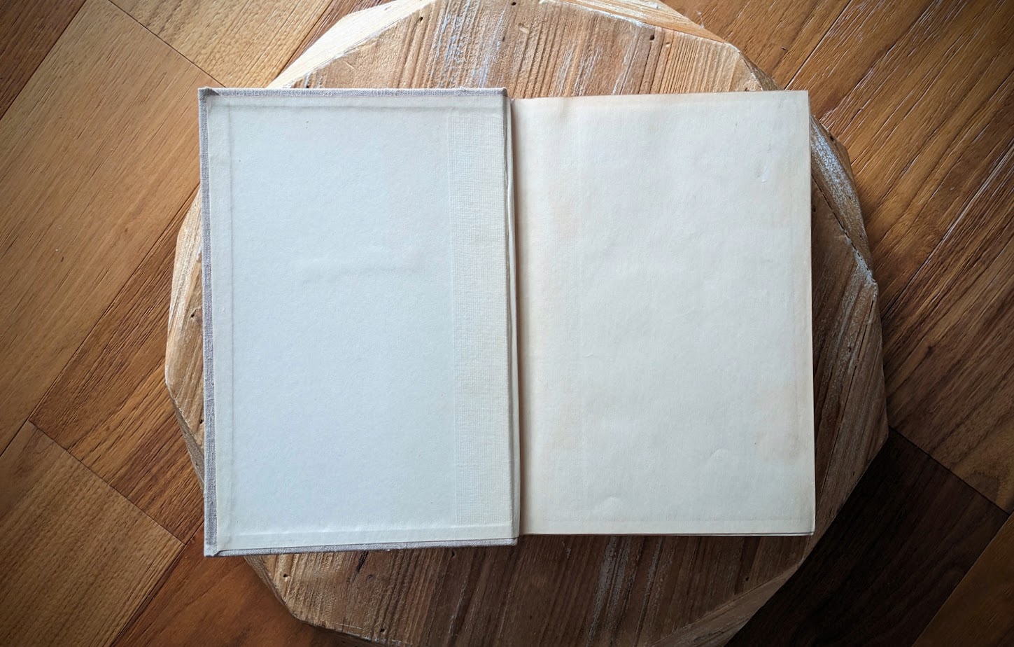 front pastedown and endpaper - 1940 First Edition – For Whom the Bell Tolls by Ernest Hemingway