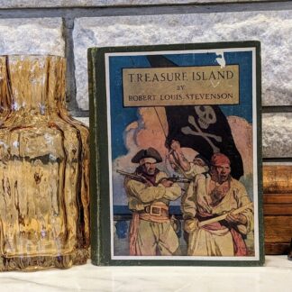 1911 Treasure Island by Robert Louis Stevenson - First Edition - Illustrated by N.C. Wyeth - front panel