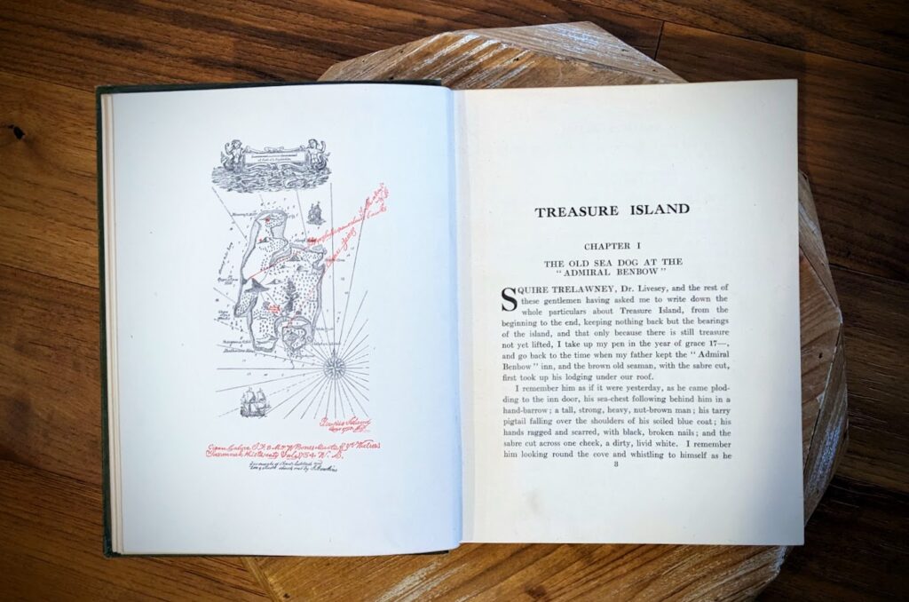 Chapter 1 - 1911 Treasure Island by Robert Louis Stevenson - First Edition - Illustrated by N.C. Wyeth