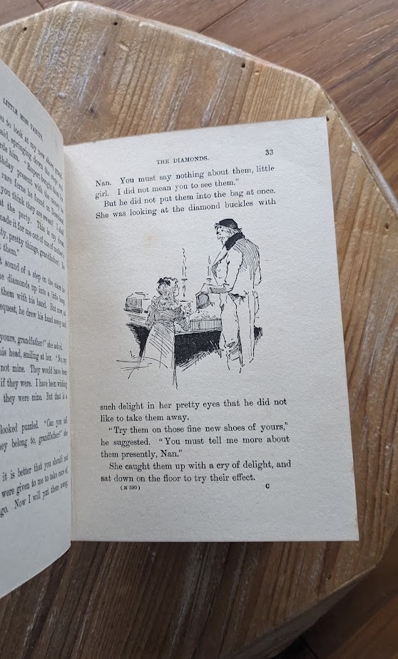 page inside - Little Miss Vanity by Mrs. Henry Clarke – Undated – Rare Copy - Blackie and Son Limited