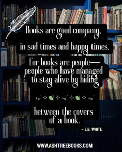 E.B.White Poster design - Ash Tree Books