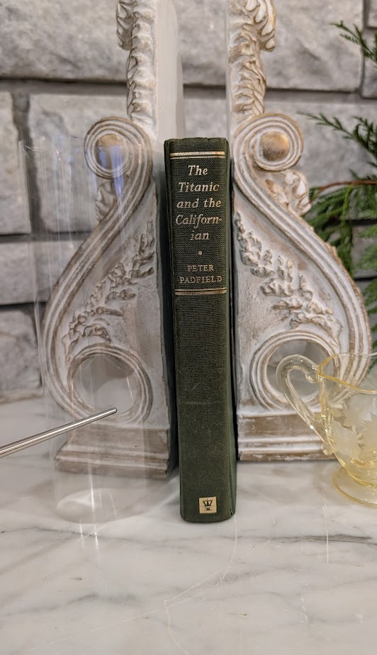 Spine view - 1965 — The Titanic and the Californian by Peter Padfield — Second Impression