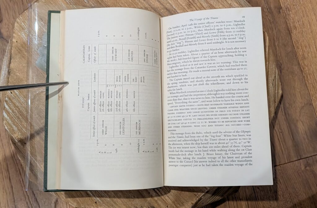 Watch Lists - 1965 — The Titanic and the Californian by Peter Padfield — Second Impression