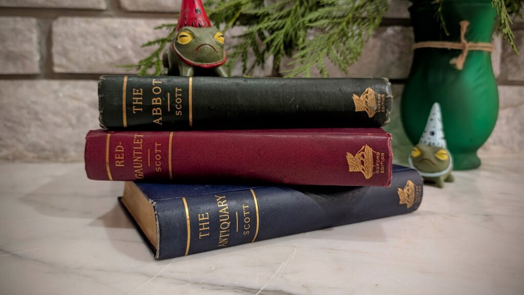 c.1880s — Sir Walter Scott - The Abbot · Redgauntlet · The Antiquary