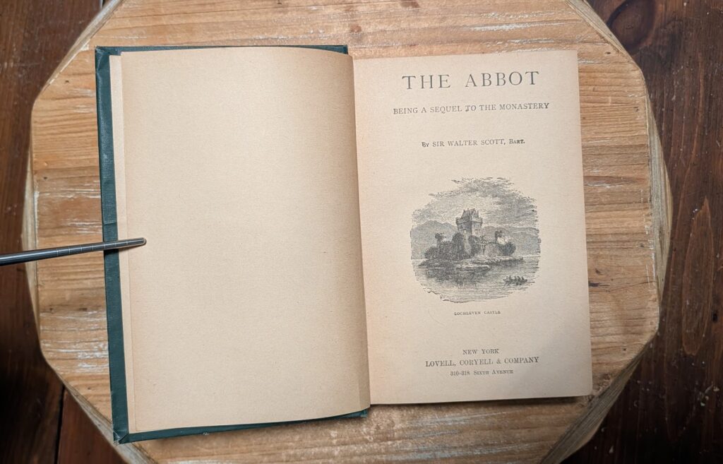 c.1880s — Sir Walter Scott - The Abbot - Oxford Edition