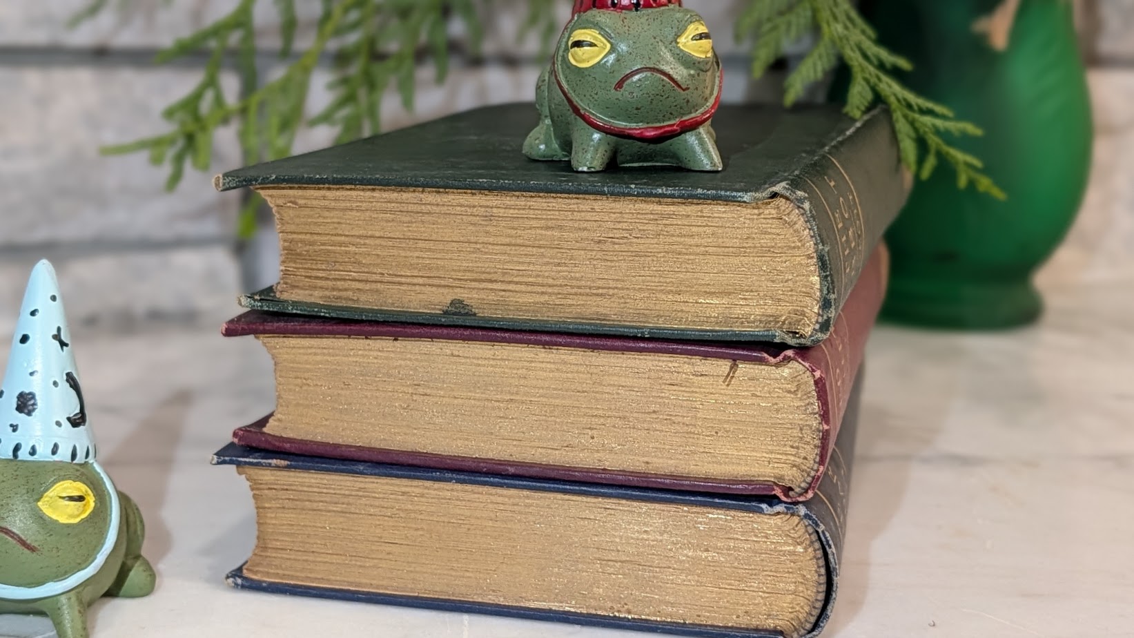 top edge of textblock view - c.1880s — Sir Walter Scott The Abbot · Redgauntlet · The Antiquary