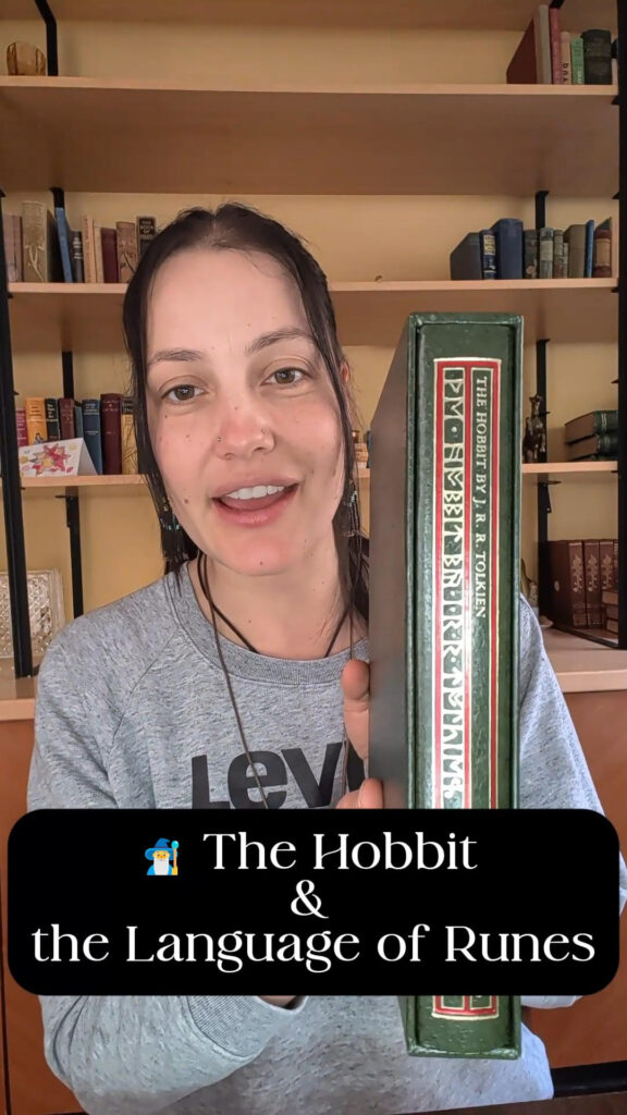 1966 Collector's Edition of The Hobbit - Tolkien's use of the Runes - Ash Tree Books