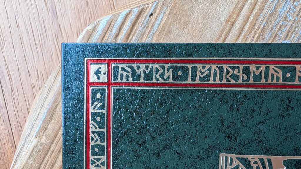 front panel up close - 1966 The Hobbit by J.R.R. Tolkien – Collector’s Edition in Slipcase