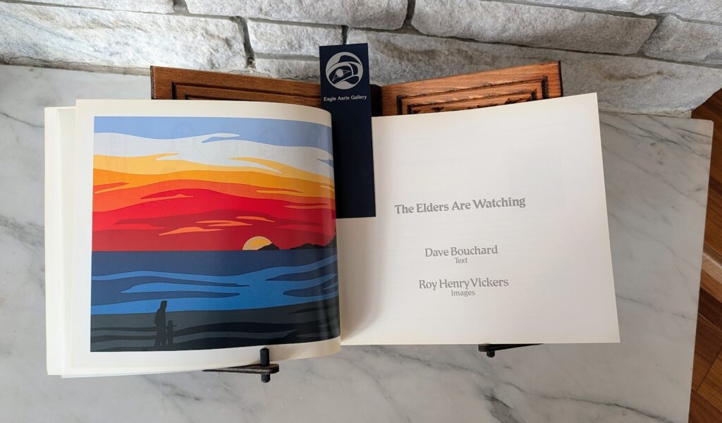 1900 copy of The Elders Are Watching - Signed by Roy Henry Vickers - Title Page