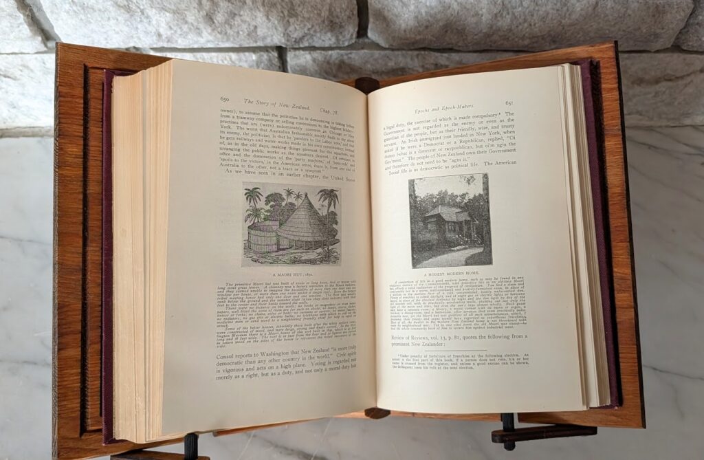 1904 The Story of New Zealand by F. Parsons - First Edition - pages inside