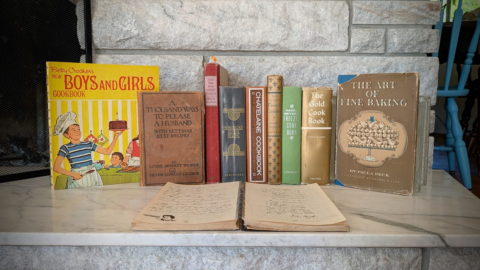 1917–1972 - Lot of 10 Vintage Cookbooks - Community, Canadian, French & American Cookery
