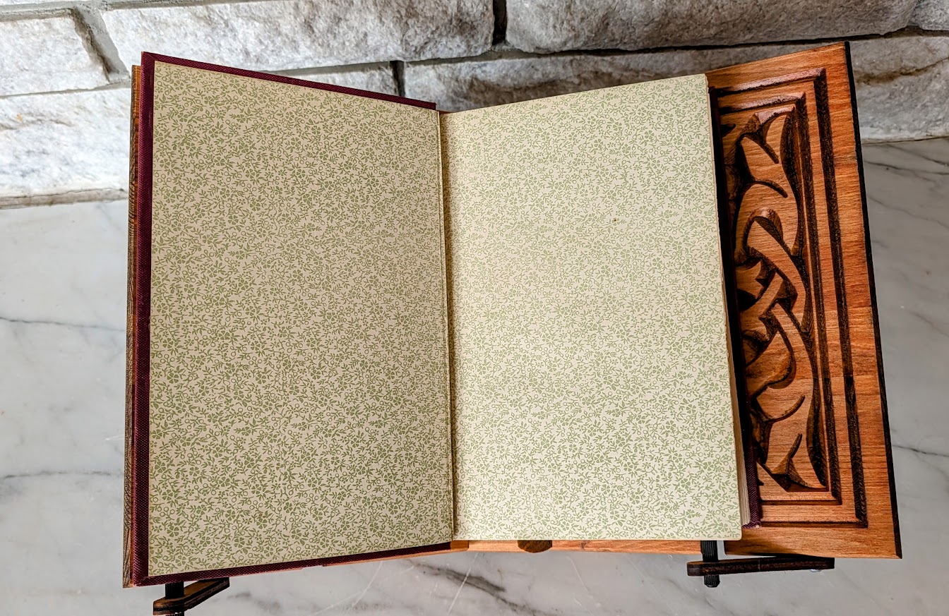Front pastedown and endpaper - 1904 The Story of New Zealand by F. Parsons - First Edition