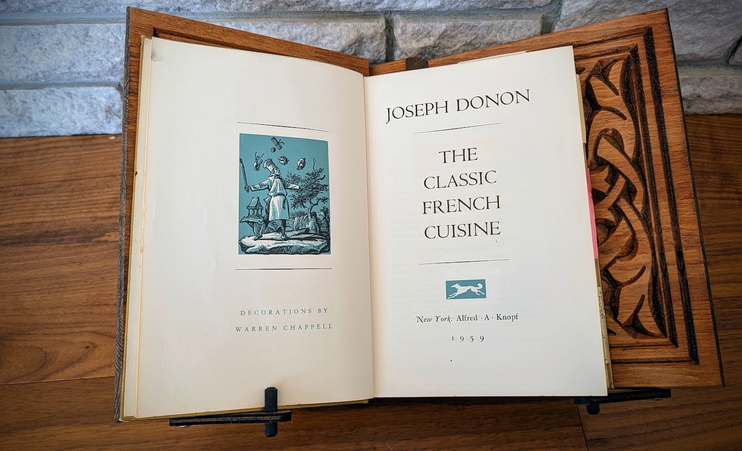 Title page - 1959 The Classic French Cuisine by Joseph Donon