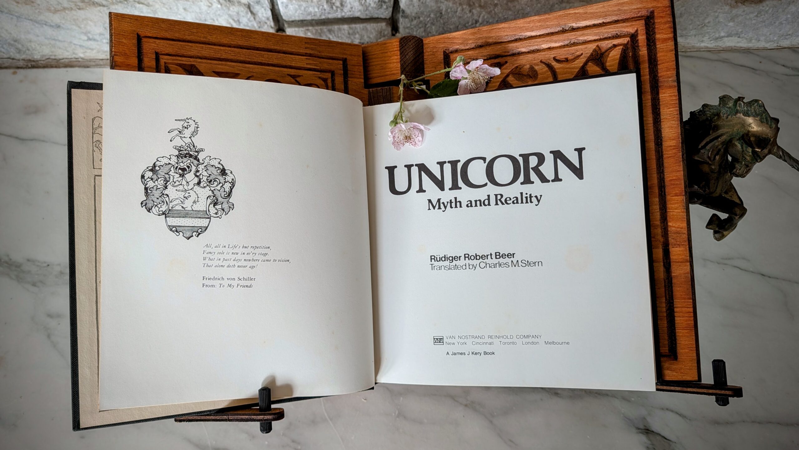 Title page - 1972 UNICORN - Myth and Reality by Rüdiger Robert Beer