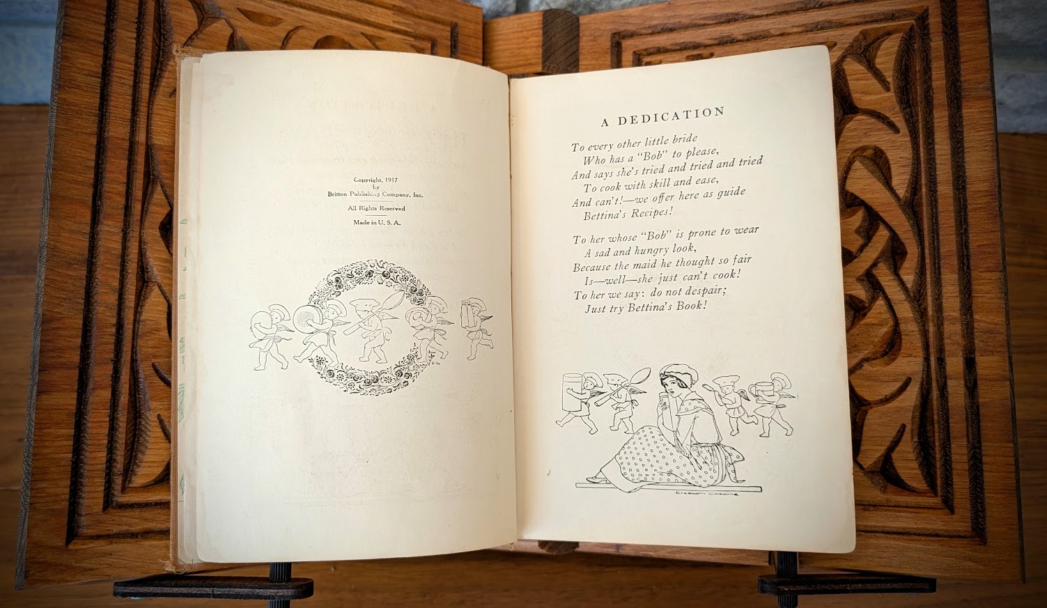 copyright and dedication page - 1917 A Thousand Ways to Please a Husband by Louise Bennett Weaver
