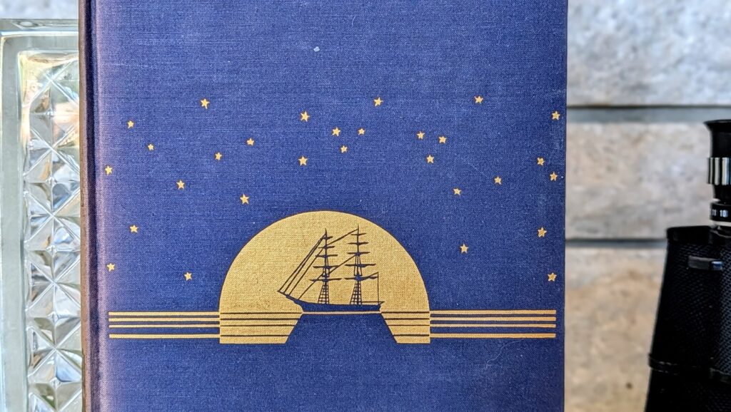 front panel up close - 1941 Two Years Before the Mast by Richard Henry Dana Jr. - Heritage Press