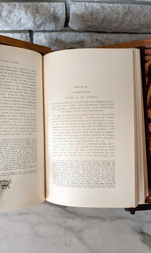 page inside - 1904 The Story of New Zealand by F. Parsons - 1st Edition