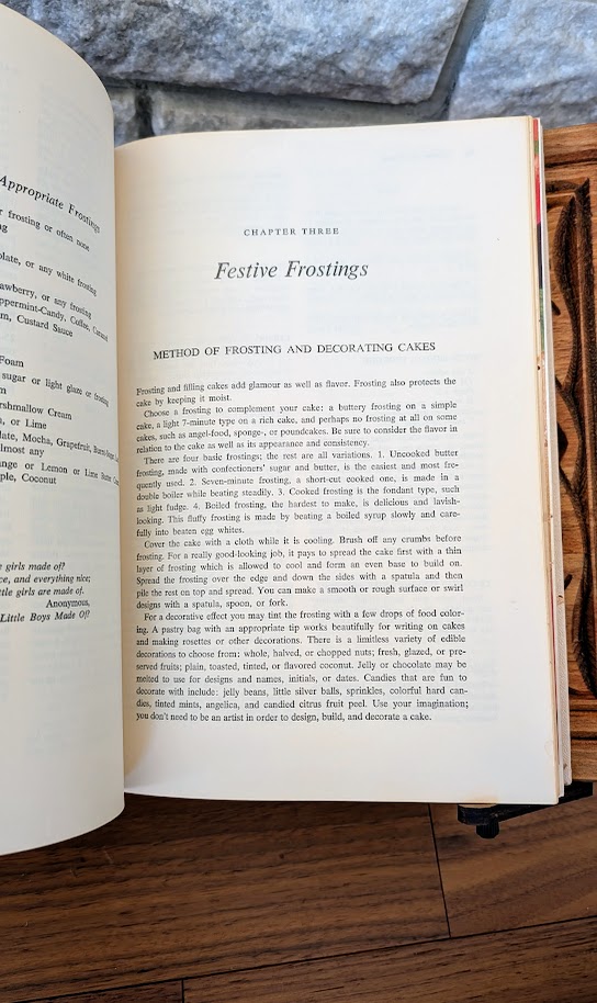 page inside - 1964 Ladies' Home Journal Dessert Cookbook - Edited by Carol Truax