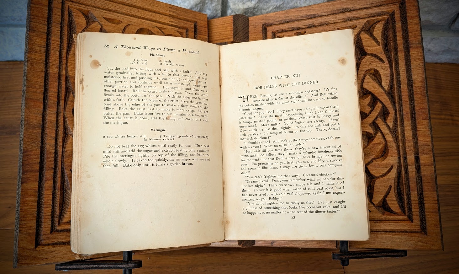 pages inside - 1917 A Thousand Ways to Please a Husband by Louise Bennett Weaver