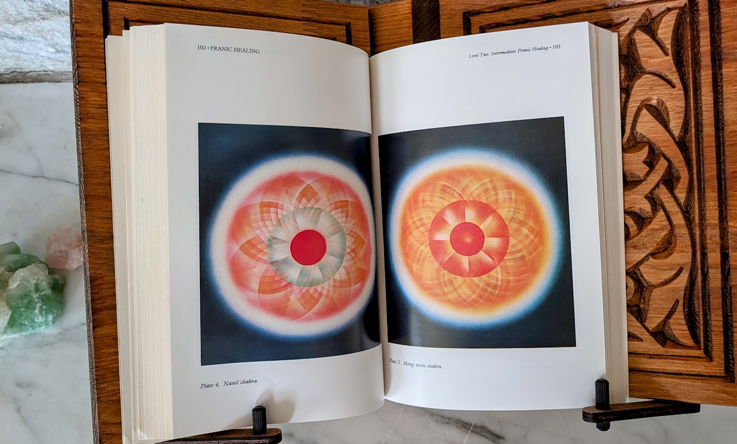 navel chakra - color plate inside - Pranic Healing by Choa Kok Sui - Published in 1990 by Samuel Weiser Inc