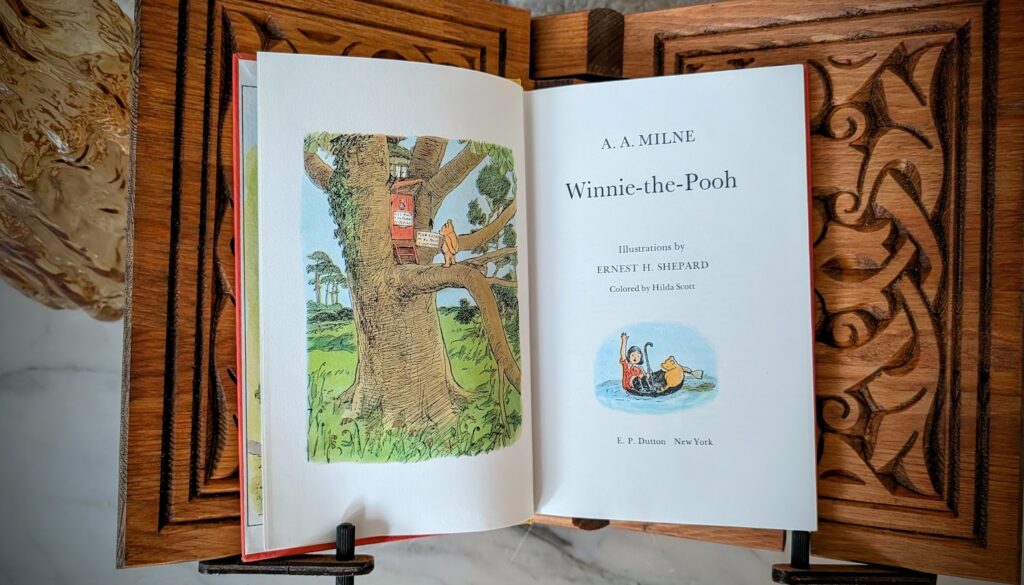 1974 Winnie-the-Pooh - Color Edition - by A. A. Milne - Illustrated by Ernest H. Shepard - Title Page