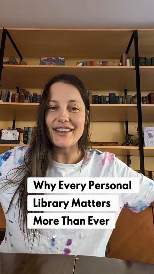 Why Every Personal Library Matters More Than Ever - Ashley Zelinski - Ash Tree Books Vlog
