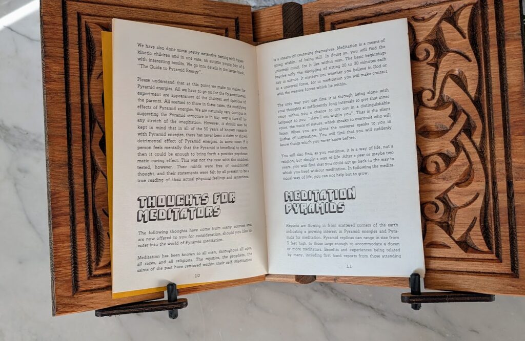 meditation pyramids - Basic Pyramid Experimental Guide Book – Vintage Booklet by Bill Kerrell & Kathy Goggin