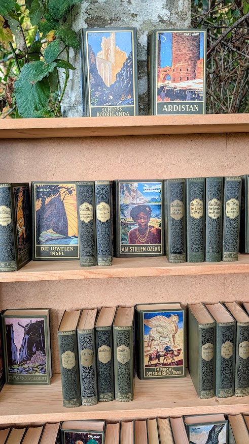 73 Vintage Karl May Books Gesammelte Werke Circa 1950s–1960s - up close