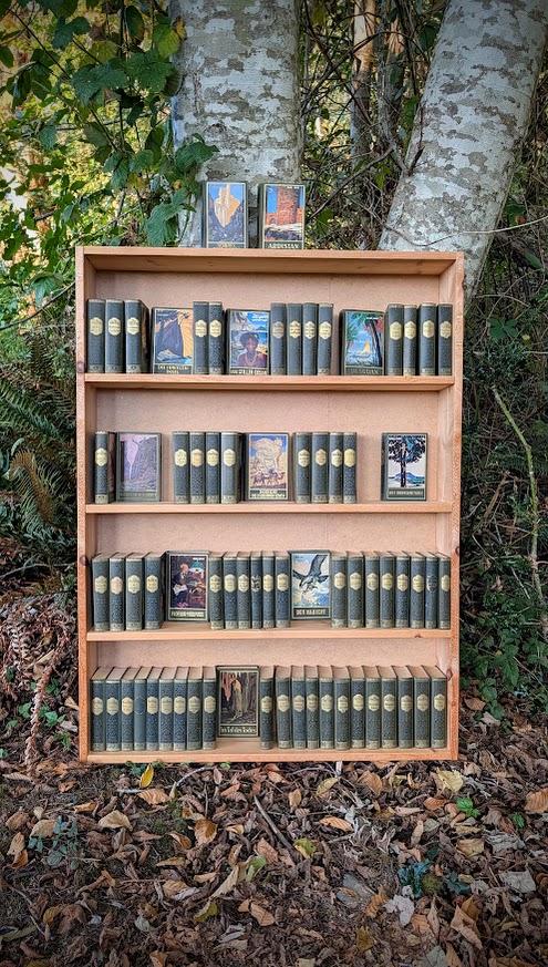 73 Vintage Karl May Books Gesammelte Werke Circa 1950s–1960s - up close