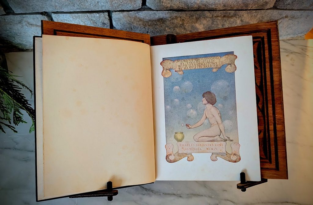 Title page - 1922 Poems of Childhood by Eugene Field, illustrated by Maxfield Parrish